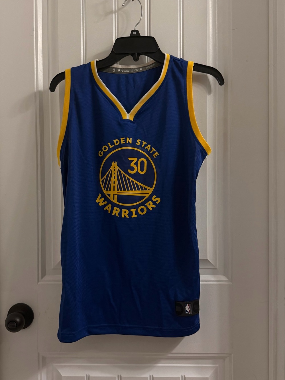 Fanatics Golden State Warriors Stephen Curry #30 Youth XL Blue Basketball Jersey